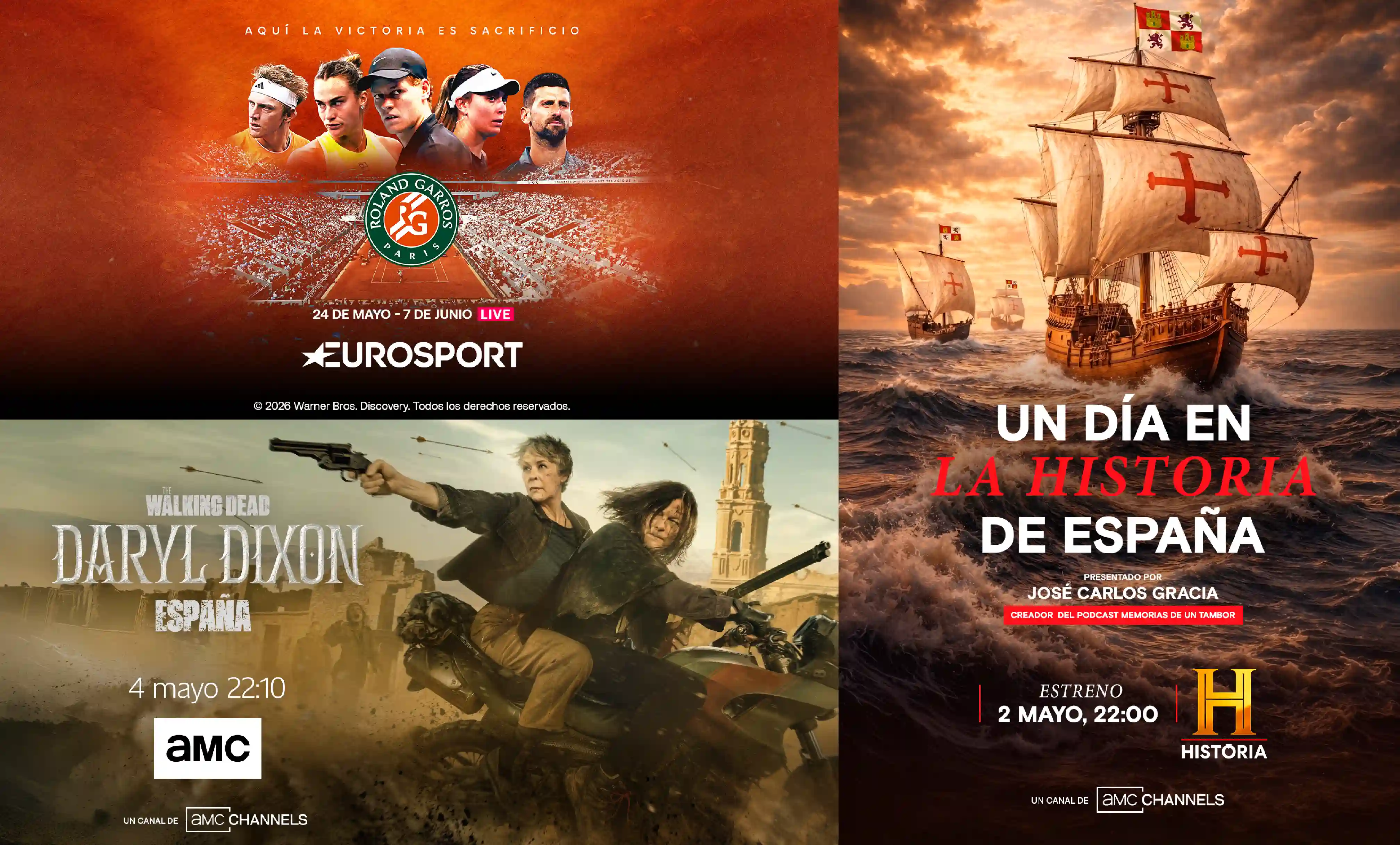 Series, deportes y documentales de mayo, ¡novedades deseadas!