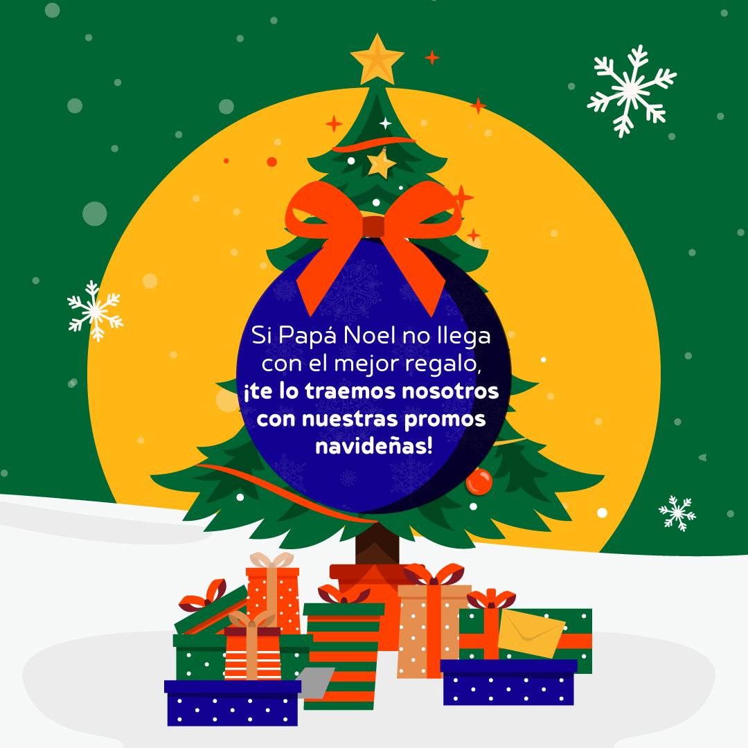 Querido vecino: este año has sido muy bueno, ¡por eso te traemos estas súper promos navideñas!