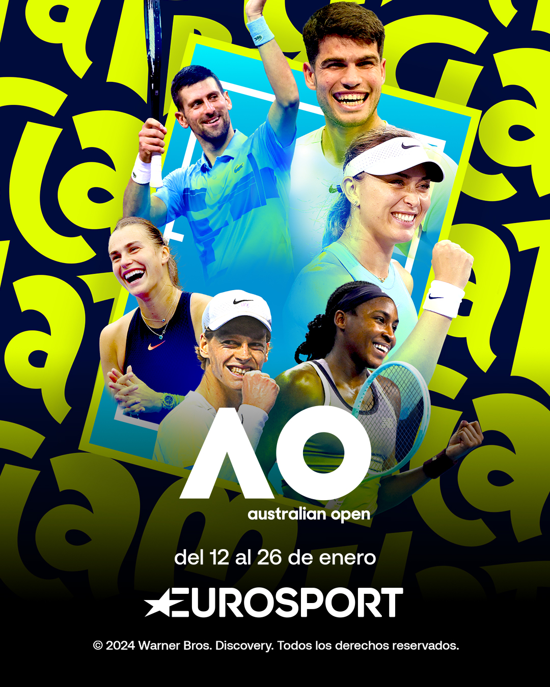 Planazo nivel: ¡disfrutar del Open de Australia 2025 en Eurosport 4K!